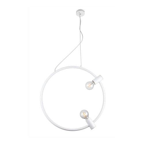 Lampa wisząca ORSOLA biała 2xE27 wys.130cm