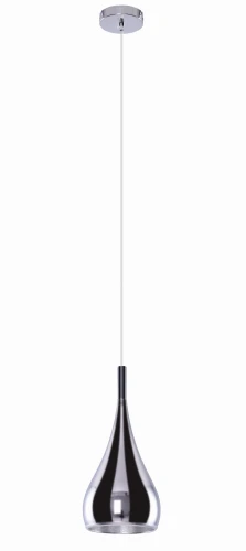 Lampa wisząca SPELL CHROM srebrna 1xE27 wys.130cm