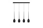 Lampa wisząca Azzardo IZZA czarna 4xE14 wys.130cm