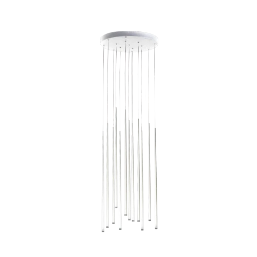 Lampa wisząca LOUISE biała 12xLED wys.180cm