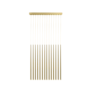 Lampa wisząca Azzardo LOUISE złota 14xLED wys.180cm