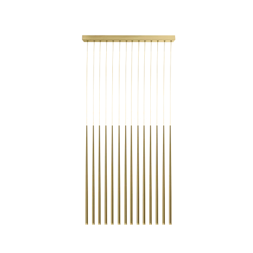 Lampa wisząca LOUISE złota 14xLED wys.180cm