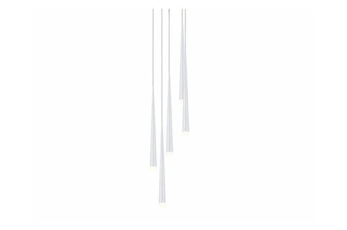 Lampa wisząca STYLO biała 5xG9 wys.225cm