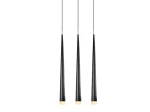 Lampa wisząca Azzardo STYLO czarna 3xG9 wys.120cm