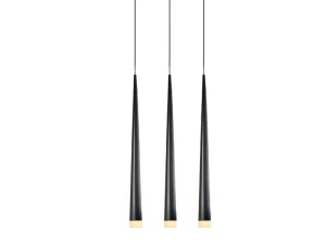 Lampa wisząca Azzardo STYLO czarna 3xG9 wys.120cm