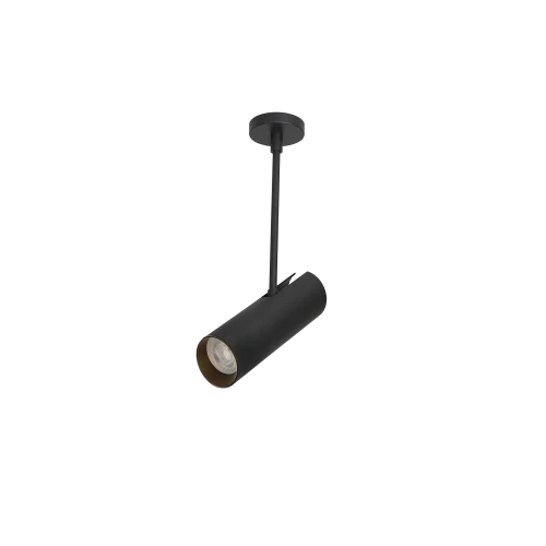 Spot LENS ROUND czarny 1xGU10