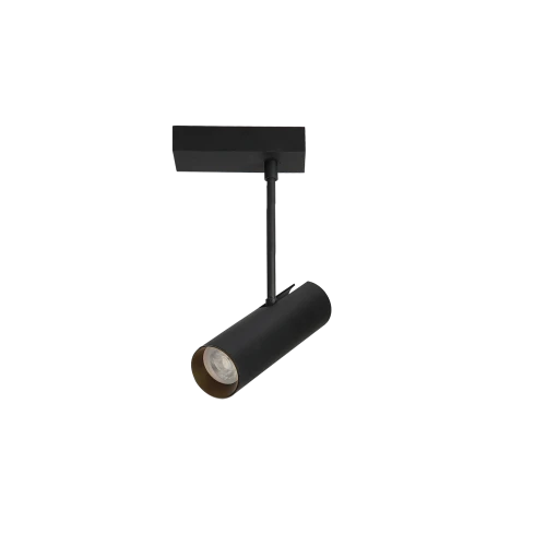 Spot LENS SQUARE czarny 1xGU10