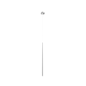 Lampa wisząca Azzardo LOUISE srebrna 1xLED wys.230cm