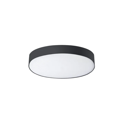 Plafon MONZA II R 60 4000K czarny LED szer.60cm