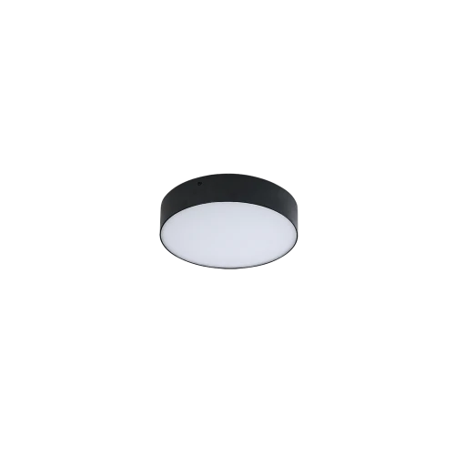 Plafon MONZA II R 30 4000K czarny LED szer.30cm