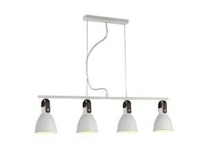 Lampa wisząca Azzardo TESSIO biała 4xE14 wys.120cm