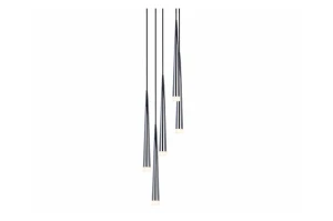 Lampa wisząca Azzardo STYLO chrom 5xG9 wys.225cm