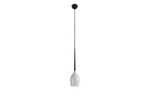 Lampa wisząca Azzardo IZZA  biała 1xE14 wys.135cm