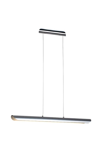 Lampa wisząca RAY chrom srebrna 1xLED wys.120cm