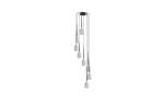Lampa wisząca Azzardo IZZA biała 8xE14 wys.310cm