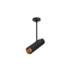 Spot LENS ROUND czarny 1xGU10