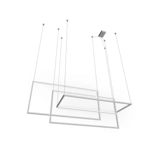 Lampa wisząca Azzardo METRIC biała 1xLED wys.250cm