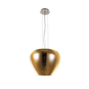 Lampa wisząca Azzardo BALORO L złota 1xGU10 wys.170cm