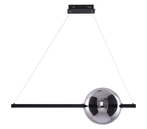 Lampa wisząca Azzardo SANDRA czarna LED 1xLED wys.130cm
