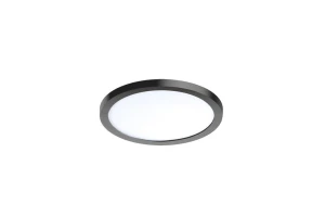 Plafon Azzardo SLIM 15 ROUND 3000K IP44 czarny LED szer.14.5cm