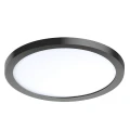Plafon SLIM 15 ROUND 3000K IP44 czarny LED szer.14.5cm