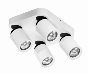 Plafon Azzardo TOMI 4 KW biały GU10 szer.21cm