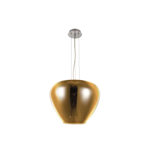 Lampa wisząca Azzardo BALORO M złota 1xGU10 wys.160cm