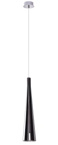 Lampa wisząca Azzardo CHEMICAL srebrna 1xE14 wys.150cm