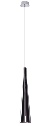 Lampa wisząca CHEMICAL srebrna 1xE14 wys.150cm