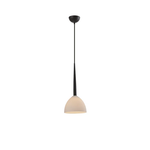 Lampa wisząca ELIZA biało/czarna 1xE27 wys.120cm