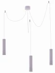 Lampa wisząca Azzardo LOCUS L PENDANT biała 3xGU10 wys.180cm