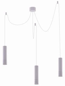 Lampa wisząca Azzardo LOCUS L PENDANT biała 3xGU10 wys.180cm