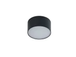 Plafon Azzardo MONZA R 12 4000K czarny LED szer.11.5cm