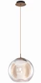 Lampa wisząca HELENA A mosiądz 1xLED wys.180cm
