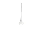 Lampa wisząca Azzardo TASOS biała 1xE14 wys.140cm