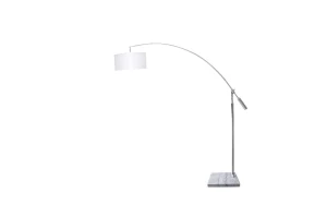 Lampa Podłogowa Azzardo Bianca Chrome/White