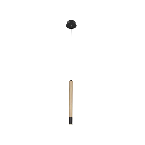Lampa wisząca IZOLDA czarna LED 1xLED wys.190cm