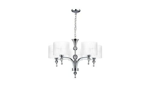 Lampa wisząca IMPRESS biała 5xE27 wys.88cm