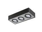 PAULO 3 230V BLACK/ALU