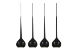 Lampa wisząca Azzardo AGA czarna 4xE14 wys.120cm