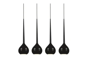 Lampa wisząca Azzardo AGA czarna 4xE14 wys.120cm