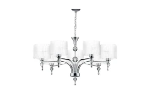 Lampa wisząca Azzardo IMPRESS biała 7xE27 wys.88cm