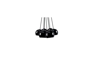 Lampa wisząca Azzardo NOA 7 czarno/złota 7xE14 wys.150cm