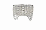 Plafon Azzardo CARMEN WALL transparentny 2xG9 szer.30cm