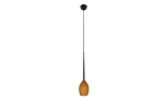 Lampa wisząca Azzardo IZZA amber 1xE14 wys.135cm