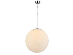 Lampa wisząca Azzardo biała BALL 50 biała 1xE27 wys.160cm