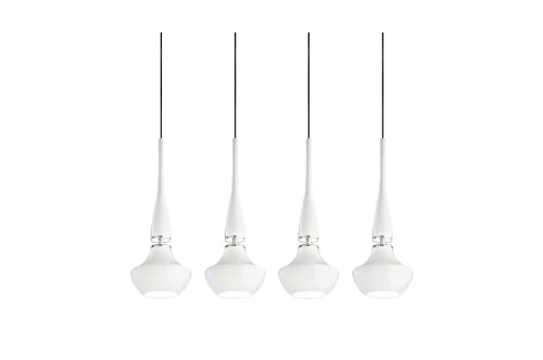 Lampa wisząca TASOS biała 4xE14 wys.160cm