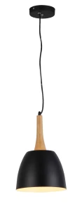 Lampa wisząca Azzardo PRATO czarna 1xE27 wys.180cm