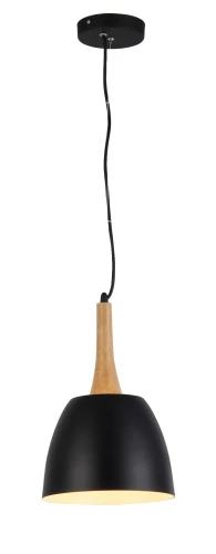 Lampa wisząca PRATO czarna 1xE27 wys.180cm