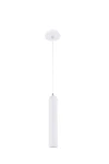 Lampa wisząca Azzardo TUBO biała 1xGU10 wys.110cm